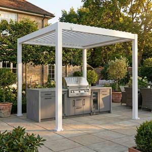 Cocina Exterior <span class=keywords><strong>de</strong></span> Acero Inoxidable 304 Antibacteriana al por Mayor con Gazebo <span class=keywords><strong>de</strong></span> Aluminio, <span class=keywords><strong>Isla</strong></span> <span class=keywords><strong>de</strong></span> Cocina Exterior Premium para Patio - Product Image 2