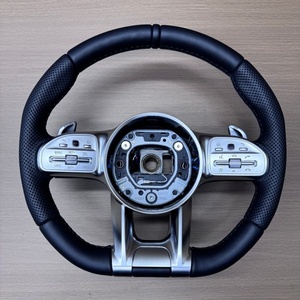 Volant en cuir durable pour <span class=keywords><strong>Mercedes</strong></span> Benz W204 W205 W211 W213 W212 W222 EQA E550 G63 C63 AMG GT - Product Image 2