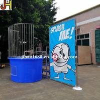 Jeu gonflable de réservoir d'immersion d'eau de cabine d'immersion d'éclaboussure pour des jeux de cible d'eau d'été