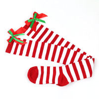 Chaussettes de Noël 2026 amusantes, colorées, à rayures, unies, mignonnes, fantaisie, confortables, montantes, pour les fêtes, idéales comme cadeau