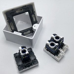 Toàn bộ bộ pháp 80*80 Legrand loại tấm, hộp dưới cùng, khung, và Keystone jack - Product Image 1