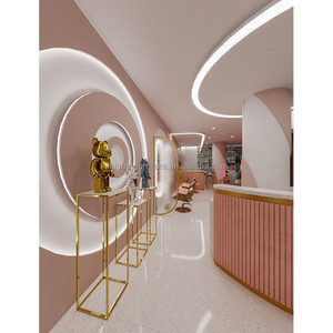 Belle conception d'accessoires de salon de coiffure station de salon de coiffure avec miroir extension de cheveux salon de beauté <span class=keywords><strong>studio</strong></span> fournitures de salon de coiffure - Product Image 3