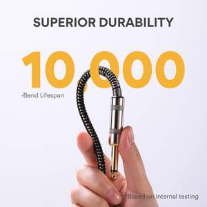 6.35mm 1/4 인치 저소음 기타 케이블 성능 베이스 민속 전기 상자 사운드 믹싱 콘솔 6.5MM 오디오 케이블 - Product Image 6