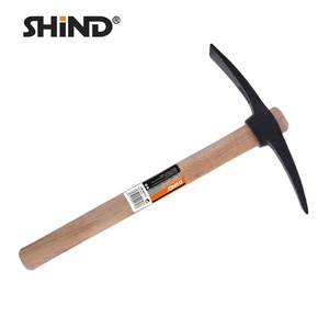SHIND 94713 400G Outils de jardinage de bonne qualité, pioche de jardin, fer solide et dur, petite pioche avec manche en bois - Product Image 3