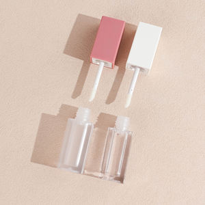 Haute qualité 3ml coloré en plastique brillant à lèvres bouteille bouchon à vis baguette brosse brillant à lèvres conteneur Tubes pour cosmétiques de soins personnels - Product Image 5