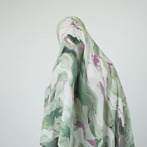 Multi-Color doble aguja de ala ancha Modal algodón viscosa de gran tamaño étnico Arabia Saudita Oriente Medio 90*200 Modal nuevo Hijab - Product Image 1