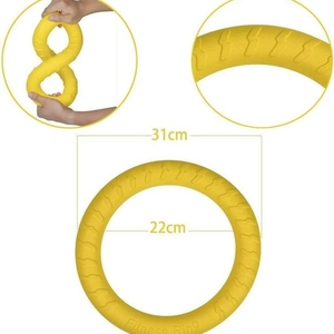 Jouet classique écologique en EVA pour chiens et chats, <span class=keywords><strong>anneau</strong></span> interactif à tirer, pour l'entraînement au jeu <span class=keywords><strong>de</strong></span> la corde - Product Image 4