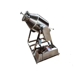 stainless steel rotary drum batch mixer 50KG100KG powder premix blender