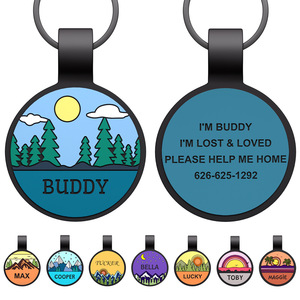 Индивидуальный дизайн, гравировка логотипа, водонепроницаемая бирка для животных с защитой от потери - Product Image 2