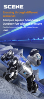 Hochwertiger Roboter-Hund mit gedrehten Gelenken, ferngesteuertes Stunt-Hundeauto, acht Räder, mechanischer Hund, ferngesteuertes Auto mit Musik