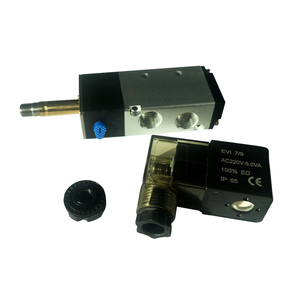 Vanne solénoïde <span class=keywords><strong>pneumatique</strong></span> électrique 5 voies 2 positions DC24V 4V210-08, vannes de commande d'air - Product Image 4