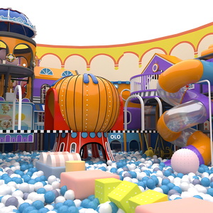 Aoleao Parque Infantil Interior Personalizado con Temática de Castillo de Caramelos, Piscina de Bolas, Tobogán, Zona de Escalada y Juego de Roles para Niños, Juego Suave con Certificación CE TUV - Product Image 1