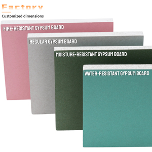 Bán buôn Chất lượng cao giá tốt nhất giấy phải đối mặt với không thấm nước và chống ẩm tấm thạch cao tiêu chuẩn giấy phải đối mặt với tấm thạch cao - Product Image 5