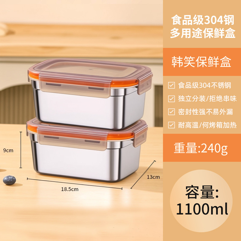 ชุดสแตนเลส 304 ขนาด 1100 มล. จำนวน 2 ชิ้น