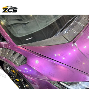 Adatto per le coperture grandi in fibra di carbonio per gli ingressi d'aria anteriori e posteriori del modello aggiornato <span class=keywords><strong>Lamborghini</strong></span> LP580 610 EVO - Product Image 3