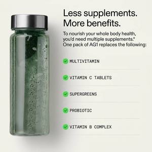 Suplemento en Polvo de Superalimentos Verdes Diarios, Bolsa de 360g con Multivitaminas y <span class=keywords><strong>Probióticos</strong></span> para el Bienestar - Product Image 3