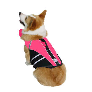 Jaket pelampung hewan peliharaan musim panas profesional dan produk luar ruangan anjing besar apung pakaian renang pola Solid penjualan langsung pabrik - Product Image 4