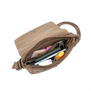 Custom Trendy <b>Travel</b> Leisure Quilted Puffy Shoulder <b>Bag</b> Lightweight Winter Soft Padded <b>Cosmetic</b> Storage <b>Bag</b> for Women - Product Image 4