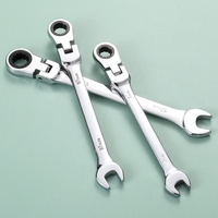 Outils automobiles, réparation automobile, clé à cliquet métrique OEM en acier au carbone, qualité industrielle, tête flexible universelle réversible, 2000 lb-ft max