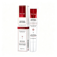 Crème éclaircissante anti-taches de rousseur au collagène, niacinamide et alpha arbutine, texture légère, absorption rapide, illumine et atténue toutes les taches sombres