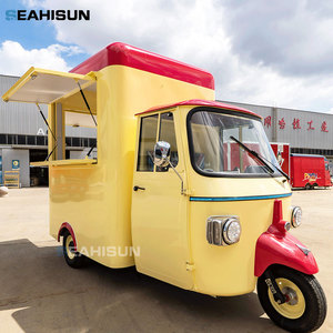 Moto Piaggio APE xe tải thực phẩm cà phê động cơ cà phê cửa hàng Hot Dog/Ice Cream giỏ hàng thực phẩm Trailer với đầy đủ nhà bếp - Product Image 1