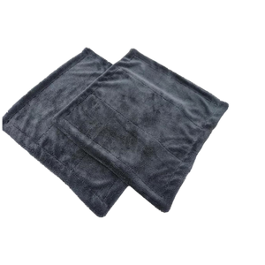 Fournitures d'entretien de voiture Chiffon éponge de couleur unie Chiffon de nettoyage en microfibre Outils de nettoyage de cuisine - Product Image 3