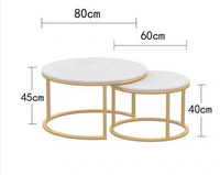 AILICHEN Ensemble canapé et table basse incurvés créatifs de forme spéciale Style de lit doux avec tissu