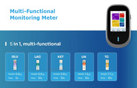 Équipement de diagnostic vétérinaire LHWEN601V, glucomètre multifonctionnel pour animaux de compagnie, glucomètre vétérinaire portable
