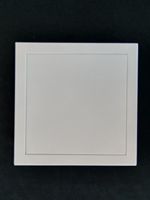 Porte d'accès carrée à charnières en aluminium pour système CVC, installation facile pour conduit de ventilation
