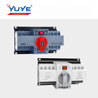 Interruptor Automático Miniatura YUYE 123 Tipo 63A ATS MCB Tipo Interruptor de Transferencia Automática Interruptor de Cambio Manual