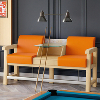 Chaise de spectateur de style moderne pour table de billard, pour salle de billard ou salon, utilisation en hôtel, style canapé, tabouret de bar