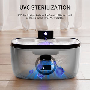 Fontanella <span class=keywords><strong>per</strong></span> Animali Domestici da 5L con Sterilizzazione UVC, Dispenser d'Acqua Intelligente in Acciaio Inox a Batteria <span class=keywords><strong>per</strong></span> Cani e Gatti, con Sensore Interno - Product Image 4