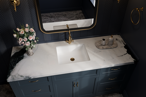 Encimeras de Baño de Mármol Natural Blanco Panda de Lujo Centurymosaic, Pulido, para Decoración de Baños, Hoteles y Villas - Product Image 6