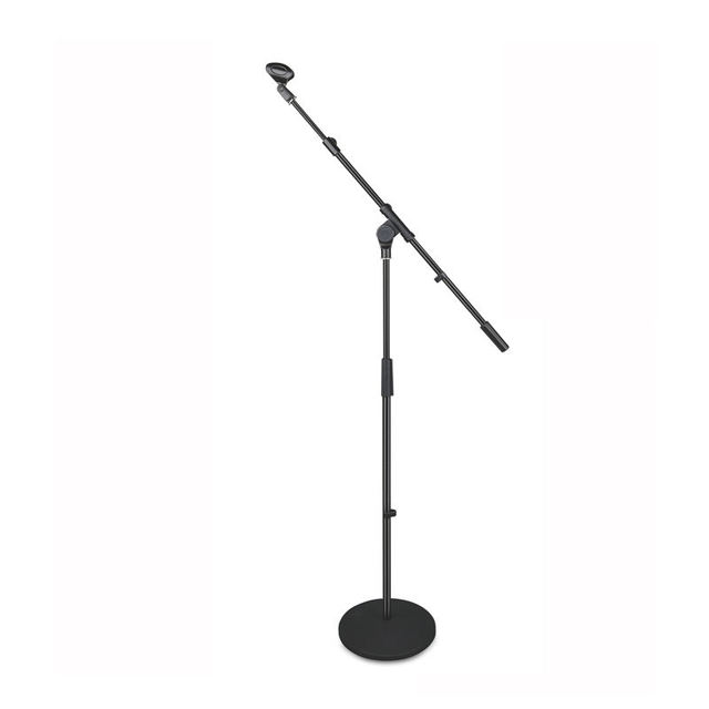 LKT-821 Metal Disc Microphone Stand Professional Live Studio Adjustable Tripod Microphone Stand Manufacturer