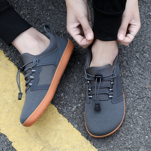 Minimalist Wide Toe Box Lightweight Athletic <strong>Trainer</strong> Hiking Casual Large <strong>Size</strong> Walking Running Sneakers Woman Mens Barefoot Shoes - Product Image 4