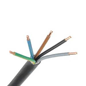 0.6/1kV Copper Conductor 5 Core 70mm2 95mm2 120mm2 PVC Insulation And Sheath NYY Cable
