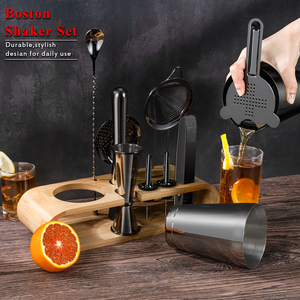 Juego de Coctelería Profesional 2026, Juego de Coctelera Boston con Soporte, Accesorios de Bar, Traje de Coctelero - Product Image 3