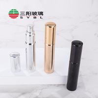 Flacon pulvérisateur de parfum en verre 3ml 5ml 10ml, atomiseur de voyage rechargeable, roll-on de parfum liquide personnalisable