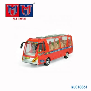 Mini-bus électrique en plastique pas cher pour enfants, <span class=keywords><strong>jouet</strong></span> pour bébés et enfants, voiture B/O avec lumières et sons - Product Image 2
