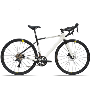 Vélo de route en aluminium 700C, fourche en fibre de carbone, freins à disque doubles, 20 vitesses, R-03, capacité de charge de 120 kg, vélo de course professionnel, R-03 en aluminium - Product Image 1
