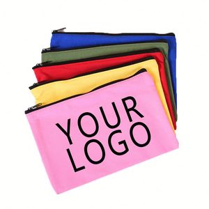 Small Eco Friendly Custom Zipper <b>Make</b> <b>up</b> <b>Bag</b> Travel Plain Elegant Shell Shape Design Cotton Canvas Cosmetic <b>Bags</b> With Logo - Product Image 1