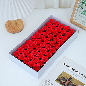 Bouquet de fleurs de savon 3 couches en forme de rose, idéal pour Noël, la Saint-Valentin, les mariages, cadeau, décoration d'intérieur, artisanat, fleurs artisanales, <span class=keywords><strong>art</strong></span> floral - Vente chaude - Product Image 4