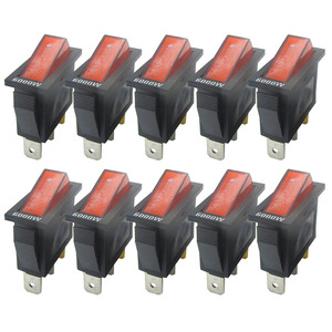 Interruptor basculante 6000W 10A 240V SPST encendido/apagado con luz indicadora para cocina eléctrica - Product Image 1