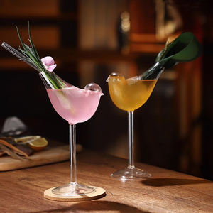 كوب عصير مطعم مصنوع يدويًا ، شكل فريد من نوعه ، كوكتيل مارتيني ، زجاج كريستال لحفل الزفاف - Product Image 6