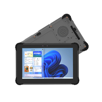 Tablette PC robuste de 10,1 pouces avec processeur i7 de 12e génération, Windows 11, 4G/WiFi6/GPS/BT, grande batterie amovible, étanche IP65, PC industriel