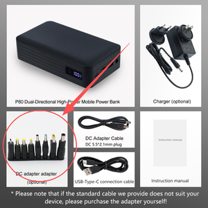 Ensemble de <span class=keywords><strong>8</strong></span> embouts d'adaptateur secteur universels DC 5,5x2,1 mm femelle vers <span class=keywords><strong>8</strong></span> connecteurs pour chargeur d'ordinateur portable Dell HP Lenovo Asus - Vente flash - Product Image 1