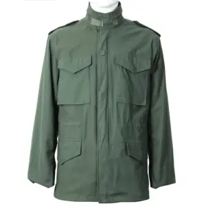 Pengda jaqueta masculina de alta qualidade personalizada para campo ao ar livre jaqueta verde oliva M65 de ataque tático, 2024