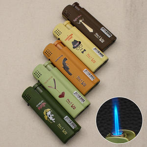 ไฟแช็ค NL606 รุ่นใหม่ กันลม ทำจากพลาสติก ใช้เชื้อเพลิงบิวเทน เหมาะเป็นของขวัญทางธุรกิจ  แบบเติมแก๊สได้  เปลวไฟสีน้ำเงิน  ขายส่ง - Product Image 1