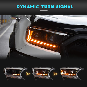 HCMOTIONZ Phares LED pour <span class=keywords><strong>Ford</strong></span> Ranger 2015-2020 T6 T7 avec Animation de Démarrage et Clignotant Séquentiel - Product Image 4