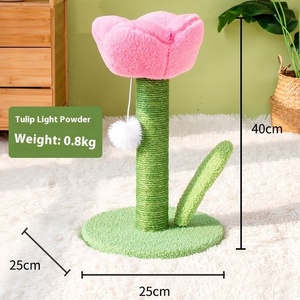 OEM Arbre à gratter pour <span class=keywords><strong>chat</strong></span> d'intérieur en sisal, design tulipe, durable, avec jouet pour chaton et balle - Product Image 2